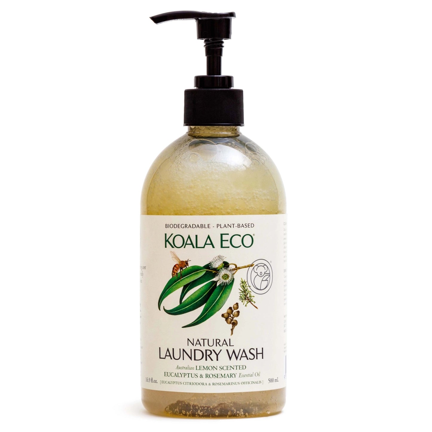 Koala Eco Laundry Liquid Lemon Eucalyptus & Rosemary 500ml