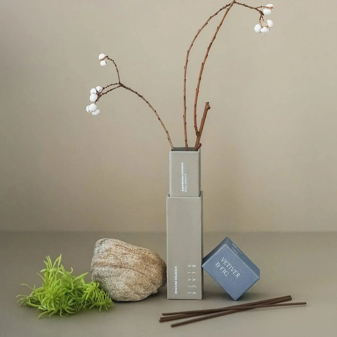 VETIVER & FIG SCENTED INCENSE