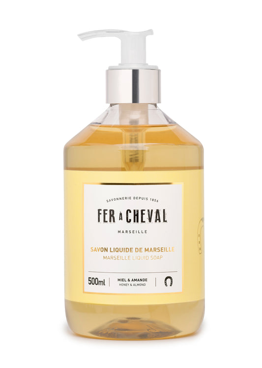 Fer A Cheval Marseille Liquid Soap Honey & Almond 500ml