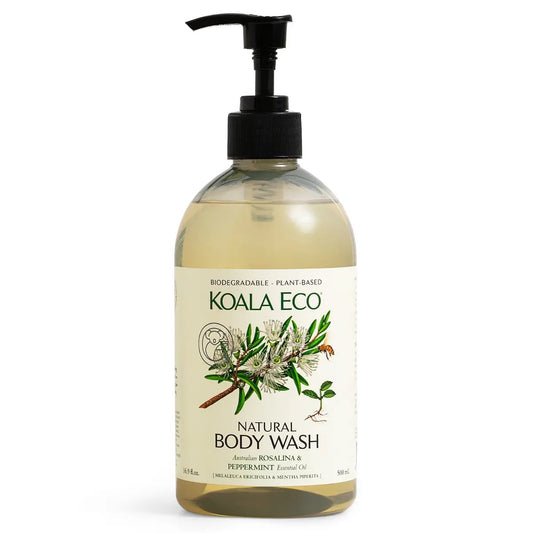 Koala Eco Natural Body Wash Rosalina & Peppermint 500ML