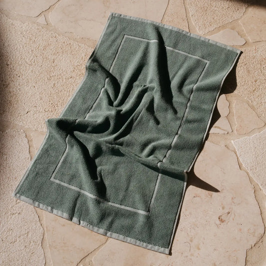 Border Bath Mat in Cactus