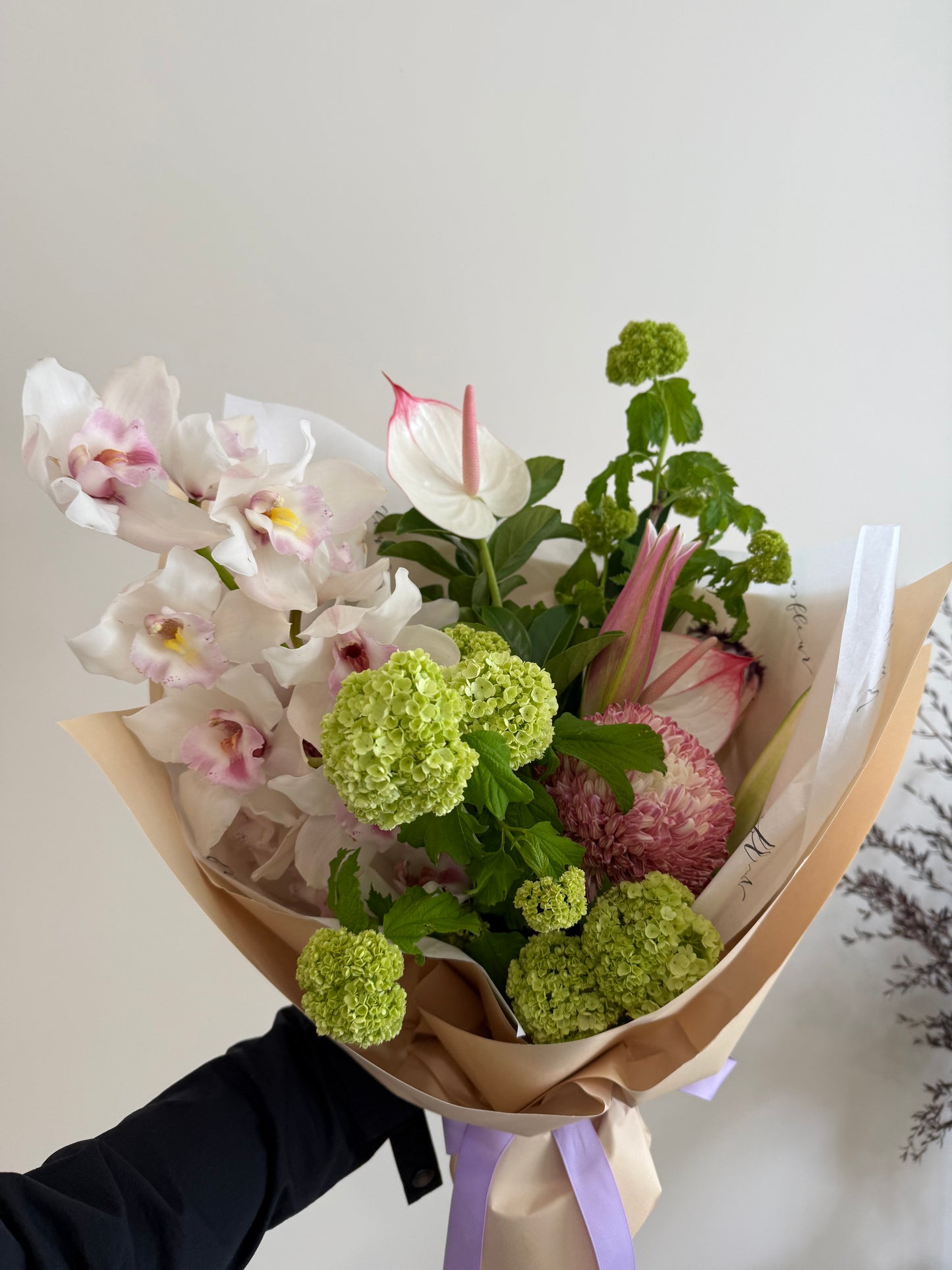 Large bouquet with Cymbidium