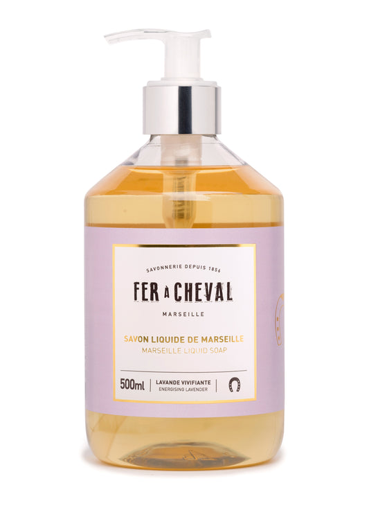Fer A Cheval Marseille Liquid Soap Energizing Lavender 500g