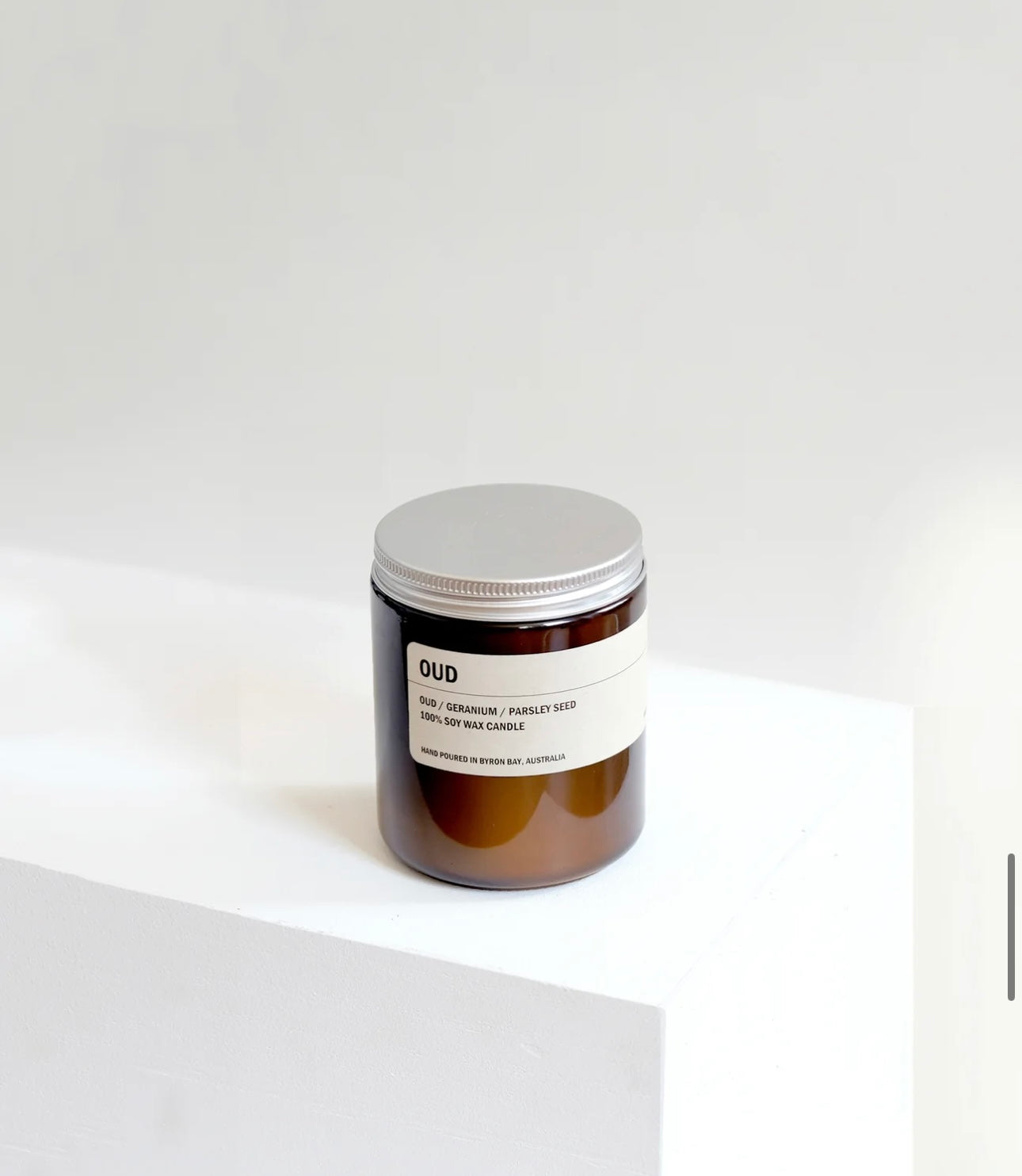 OUD-250g Amber Jar Soy Candle
