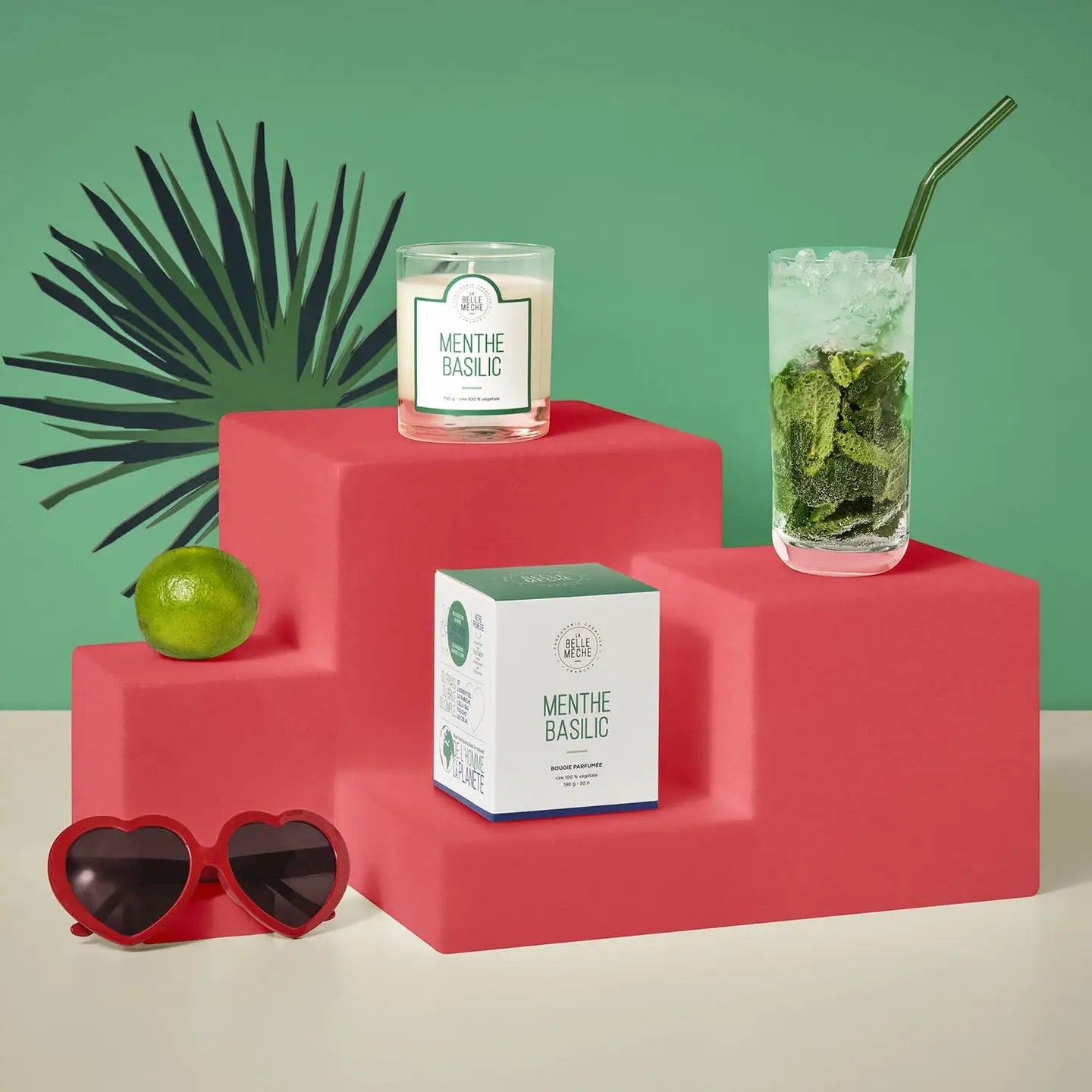 Basil Mint Scented Candle