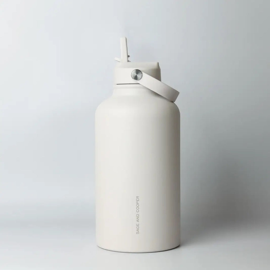 The Sage & Cooper Insulated 1L Drink Bottle -stone