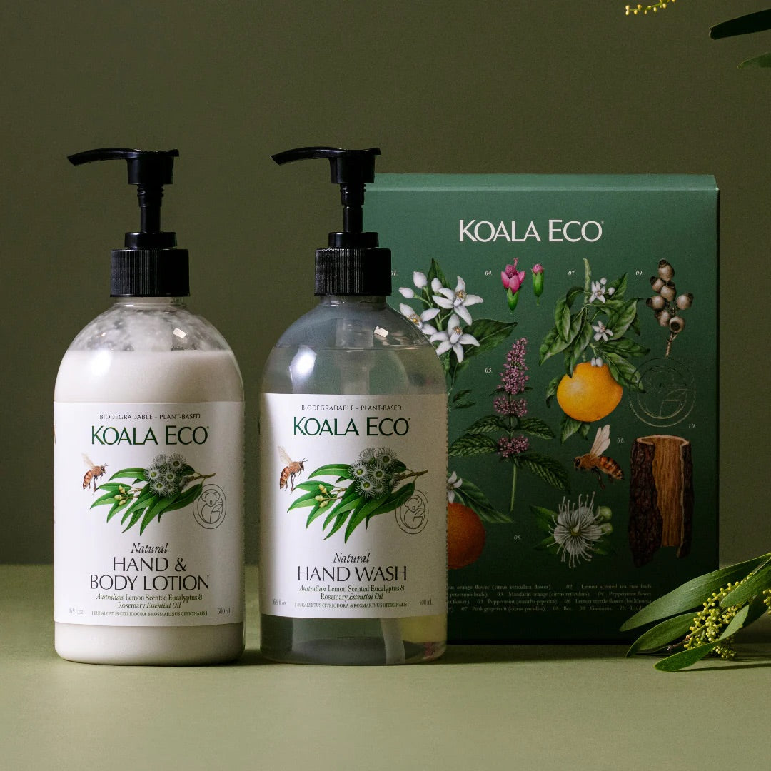 Koala Eco Hand Care Set - Lemon Eucalyptus & Rosemary