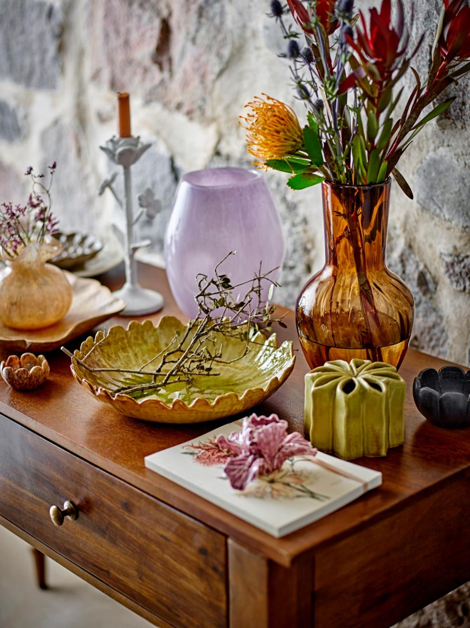 Lilac Vase, Purple, Glass
