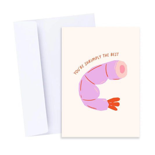 You're Shrimply the Best Card -Relationship Anniversary Card
