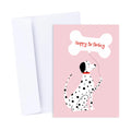Dalmatian Happy Birthday Card - Dog Birthday Greeting Cards